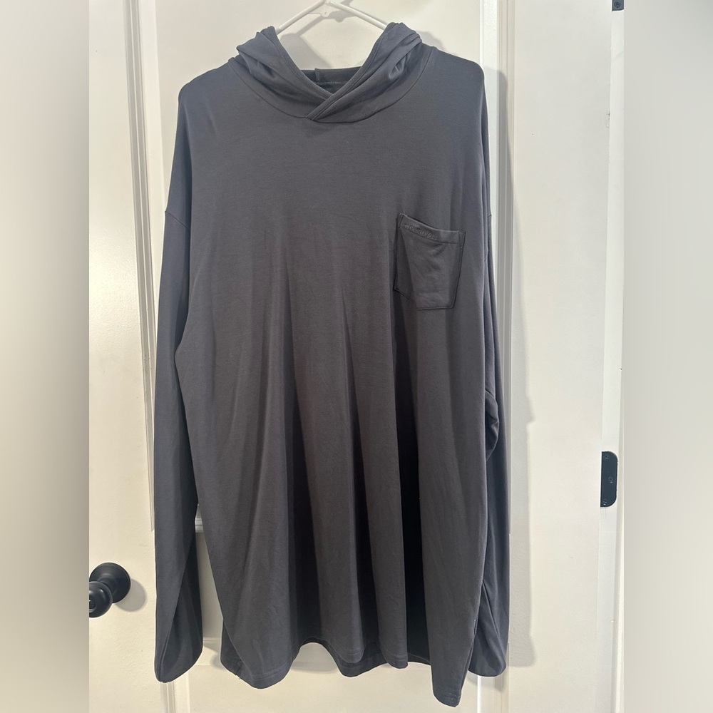 Properly Tied Super Soft Gray Hooded Men's Sweatshirt